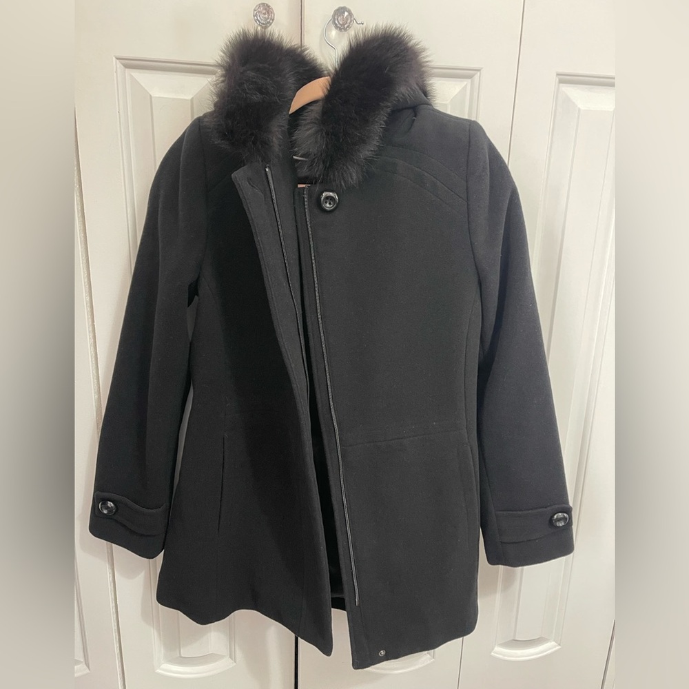 Sachi Collection Hooded Wool Coat